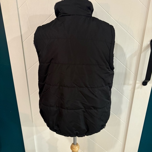 Free country reversible puffer fleece vest black/ Nordic #gorpcore #ski - Picture 4 of 6